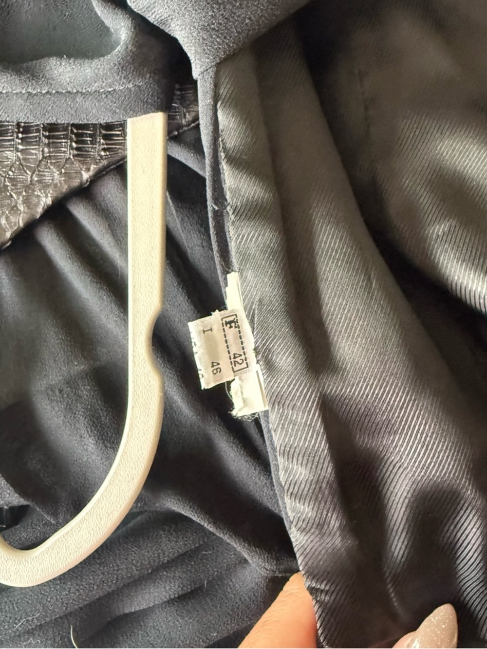 Plein Sud Python Textured Leather-Front Vest - Picture 4 of 4